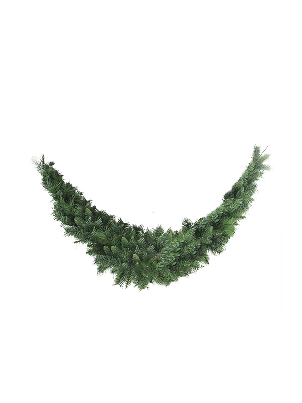 Groene planten kunstmatige kerstslinger