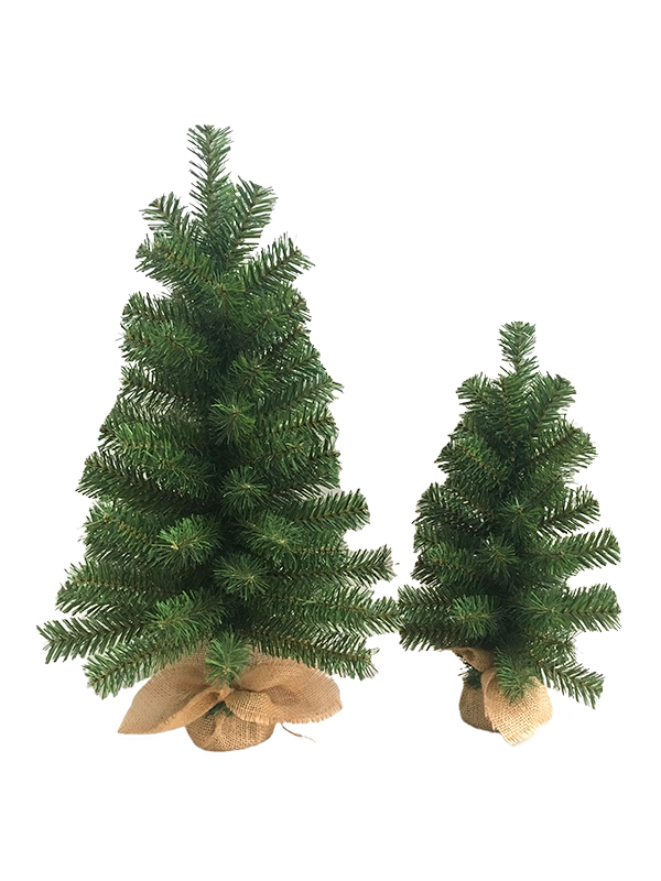 PVC-serie-60CM linnen tas voet tafel kerstboom