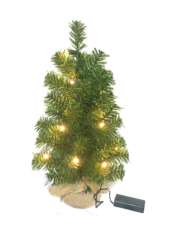 PVC-serie-40CM linnen tas voet tafel kerstboom