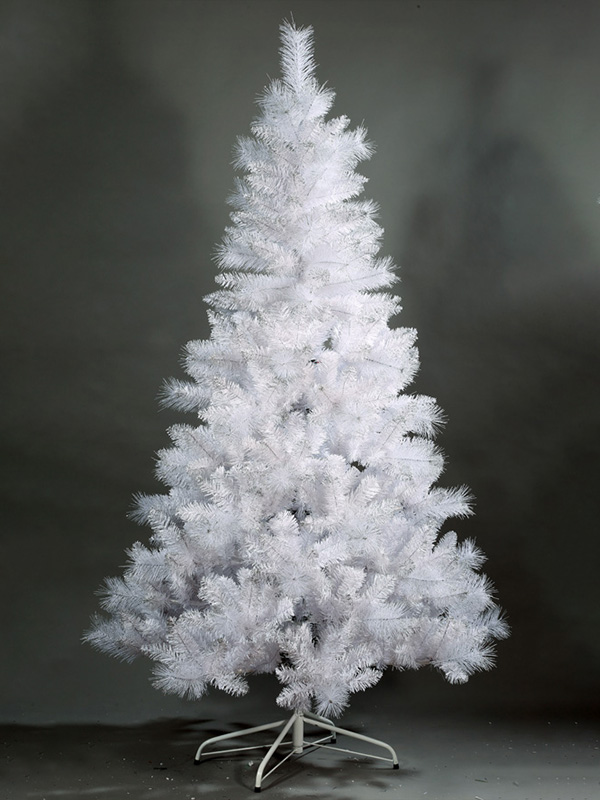 180 cm dennennaald en PVC gemengde witte kerstboom